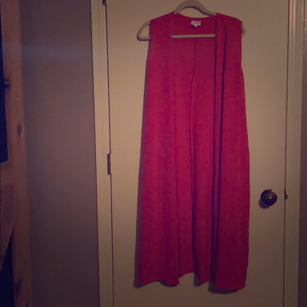 Long sleeveless LulaRoe cardigan